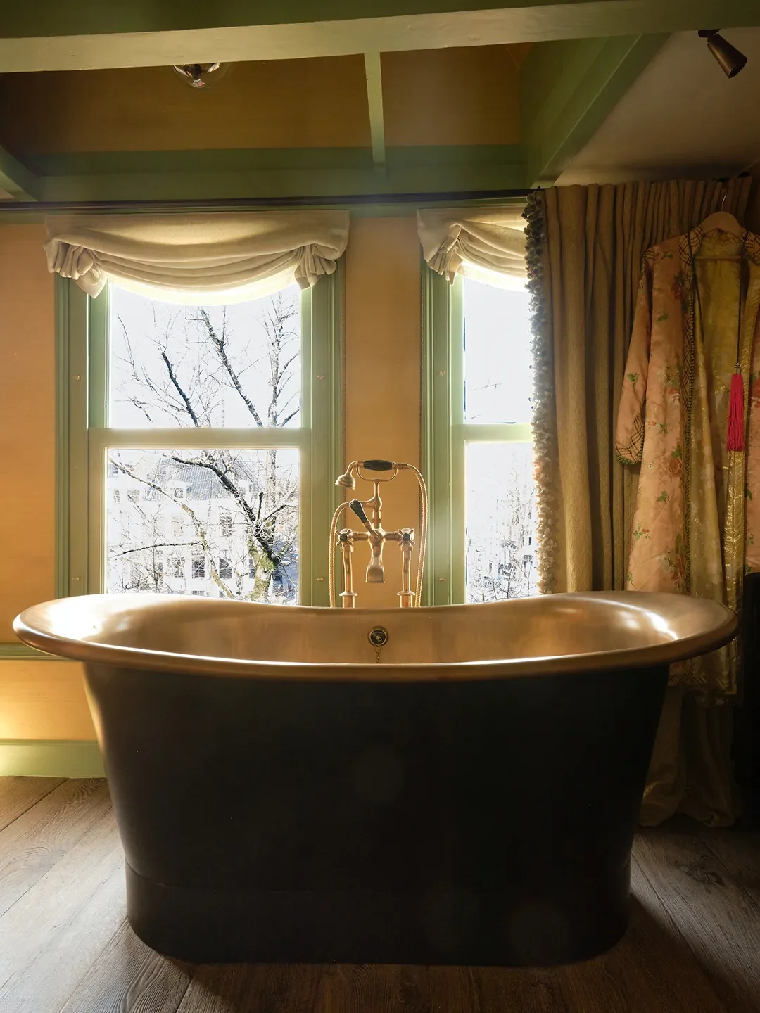 Tub and shower fittings,Kenny & Mason.