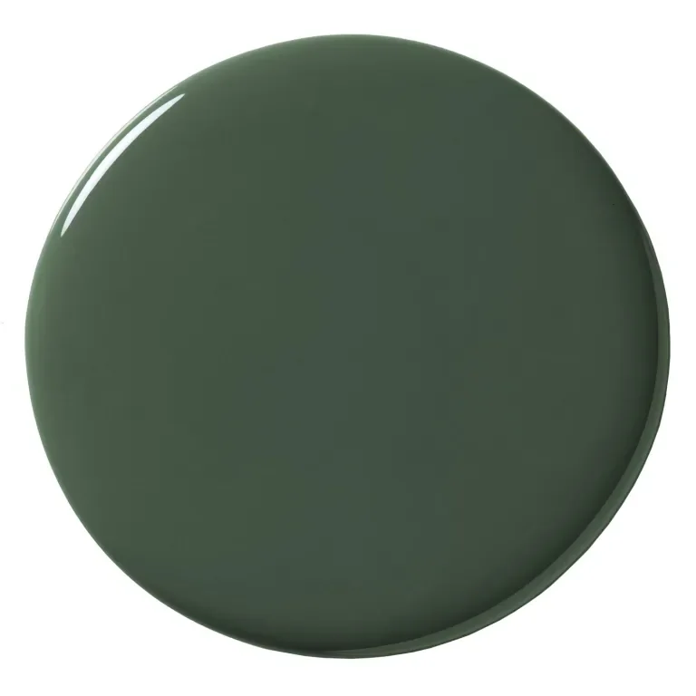 green paint