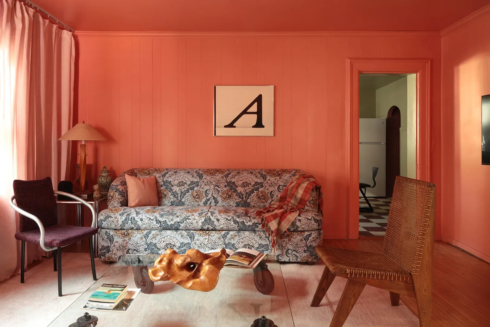 Paint Color:Ravishing Coral by Sherwin-Williams.
