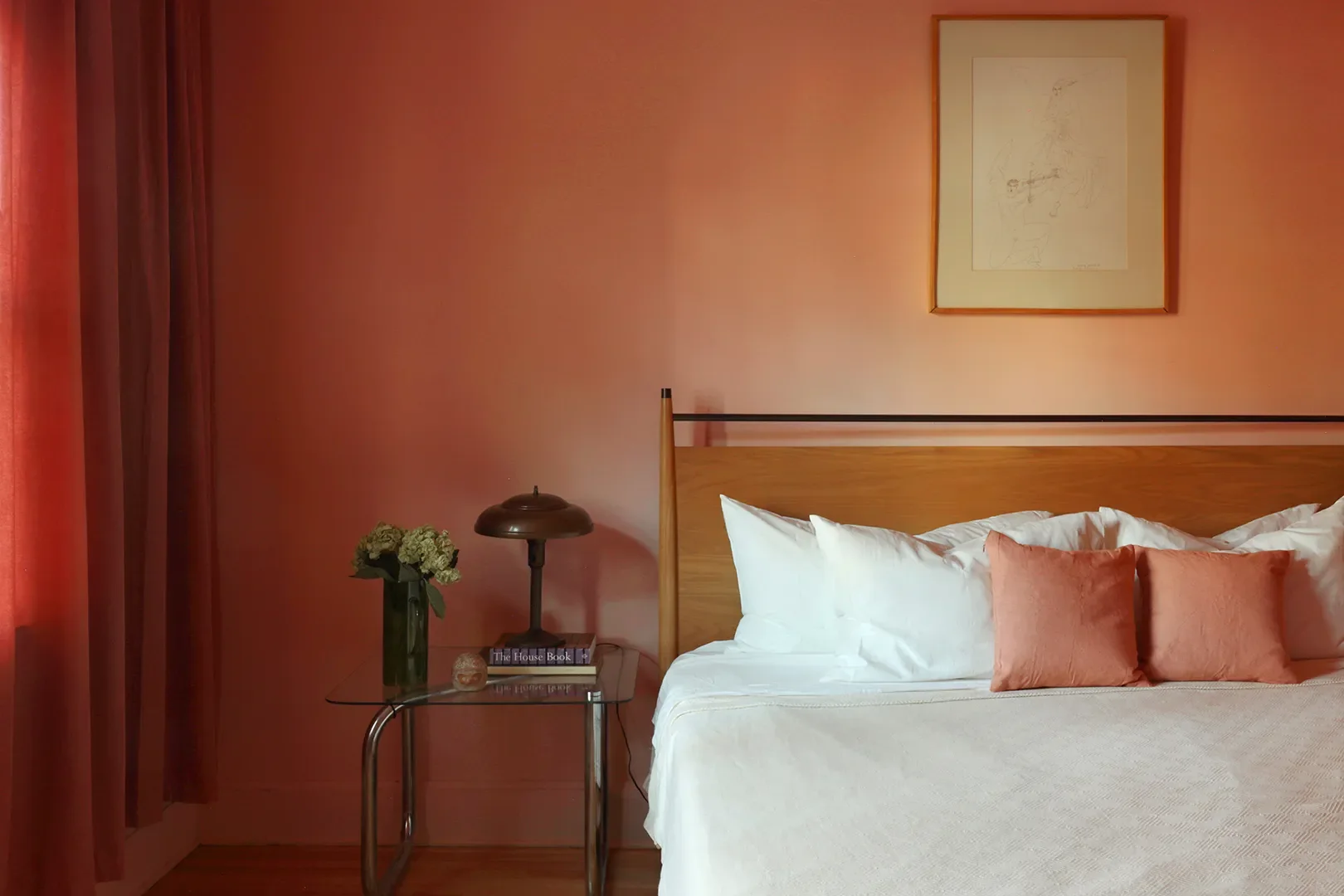 Paint Color:Comical Coral by Sherwin-Williams.