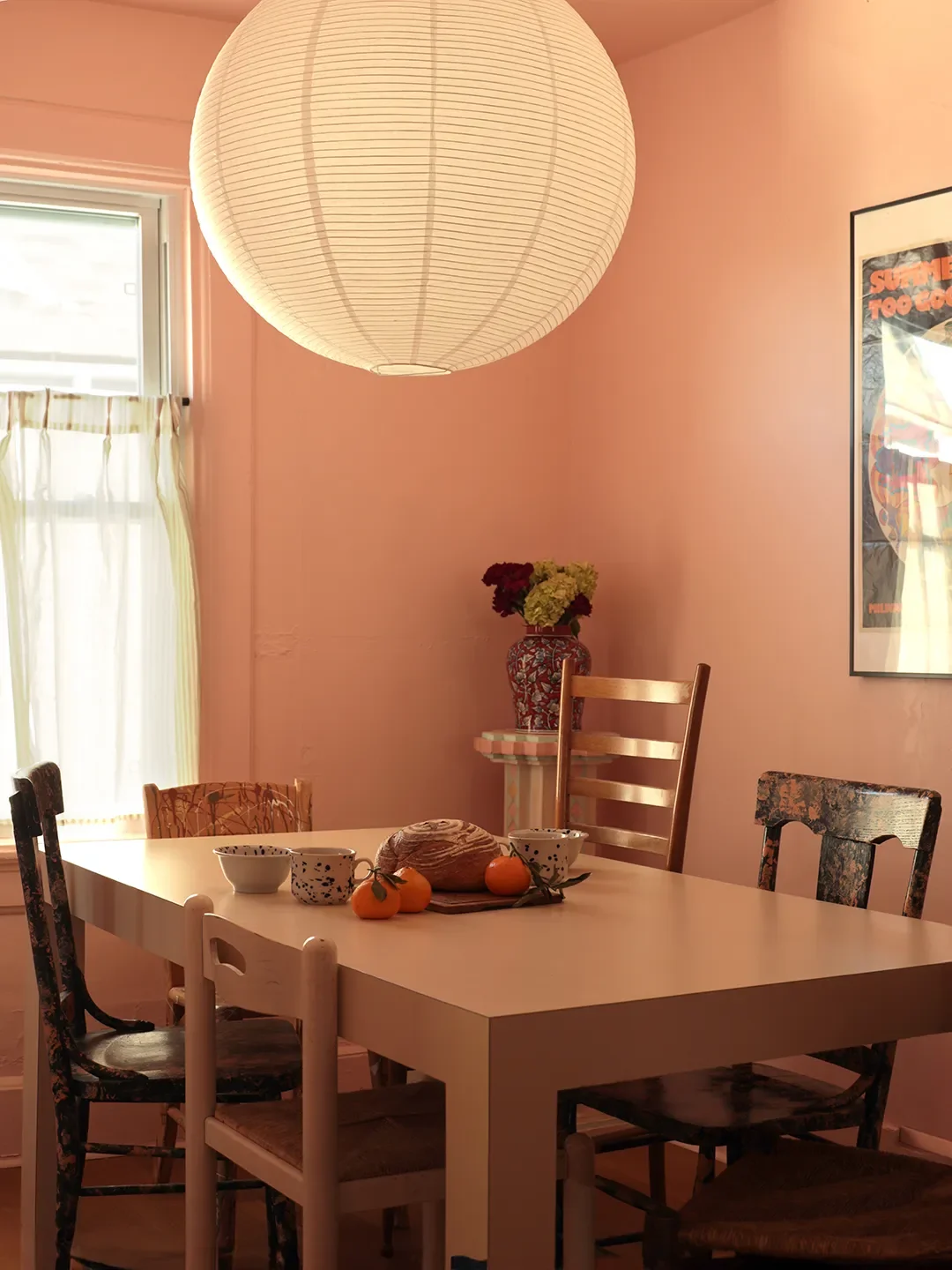 Paint Color:Comical Coral by Sherwin-Williams.