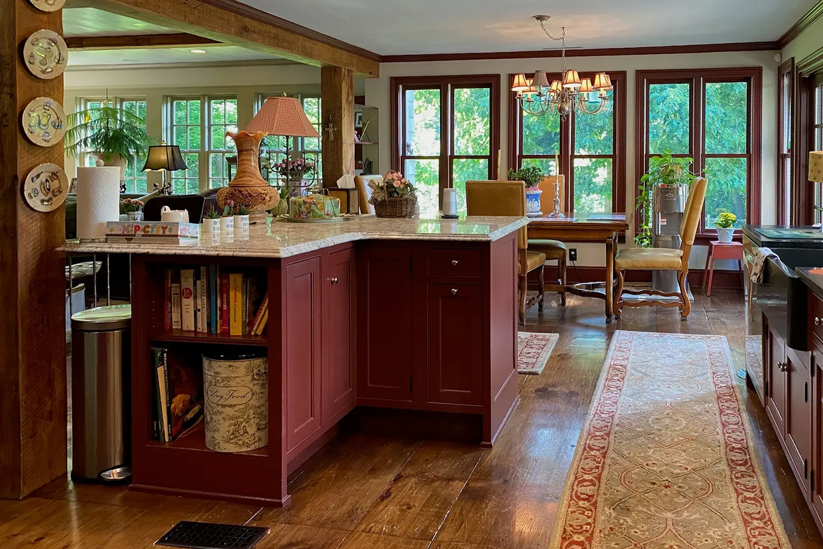 The dining area, before. Photography by Sydney Jackson.