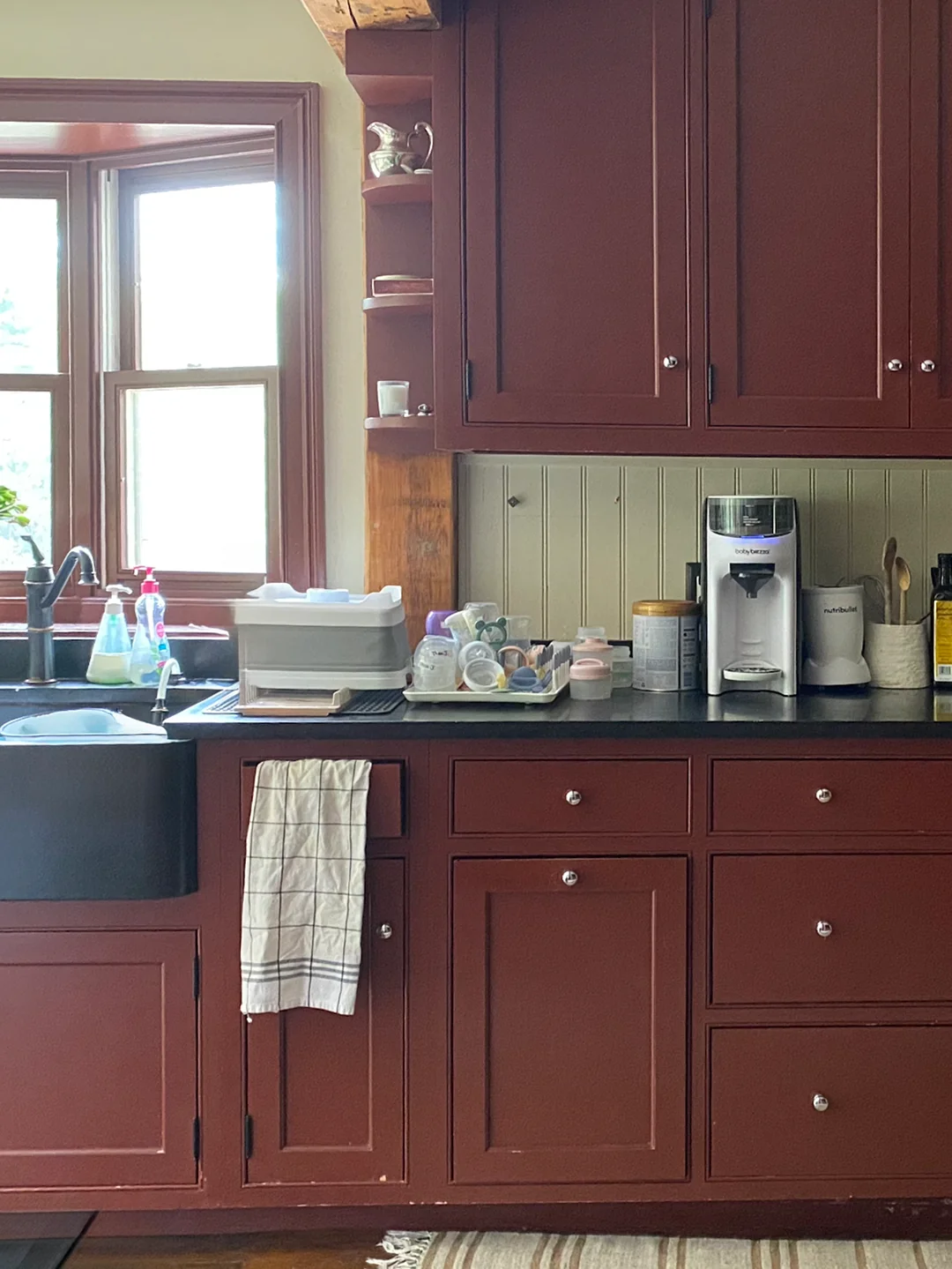 The kitchen, before. Photography by Sydney Jackson.