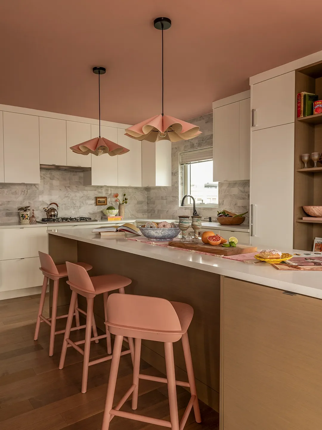 pink kitchen