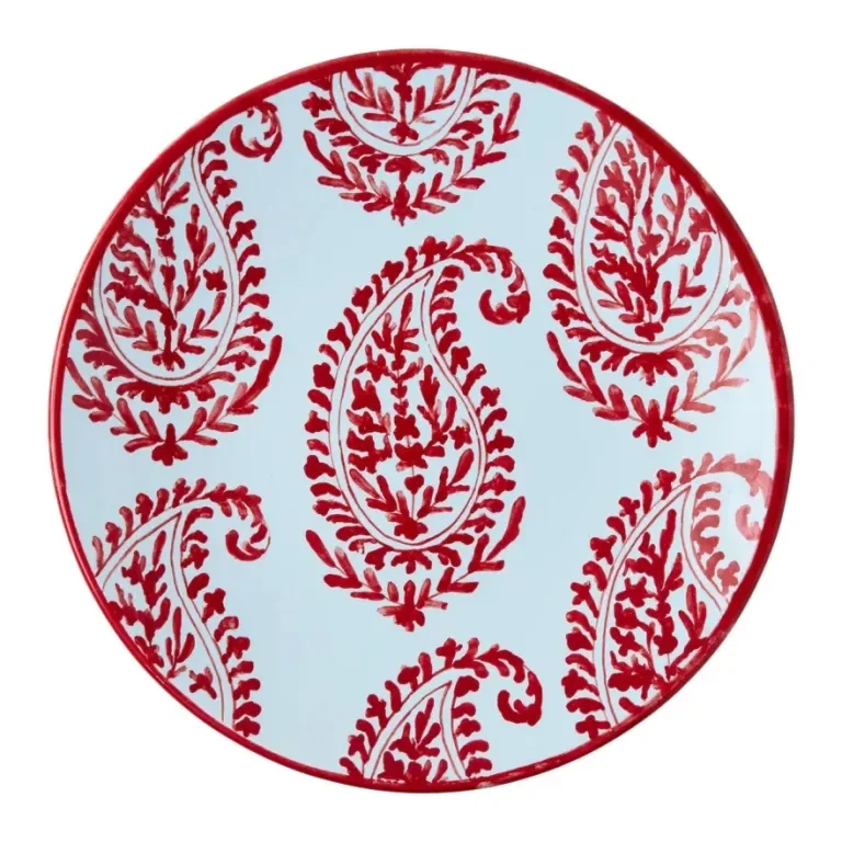 paisley plate
