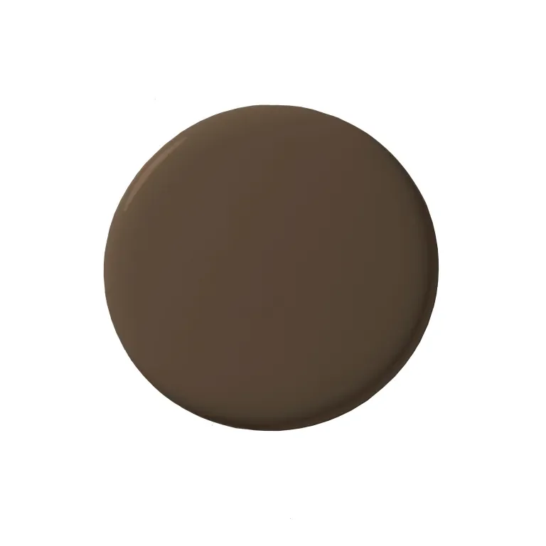 brown paint blob