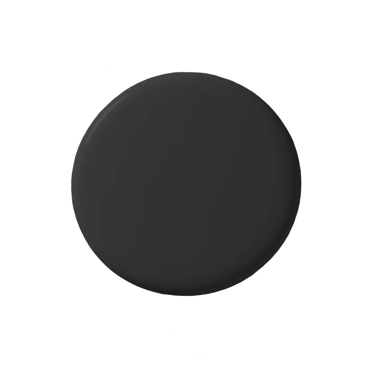 dark paint blob in black