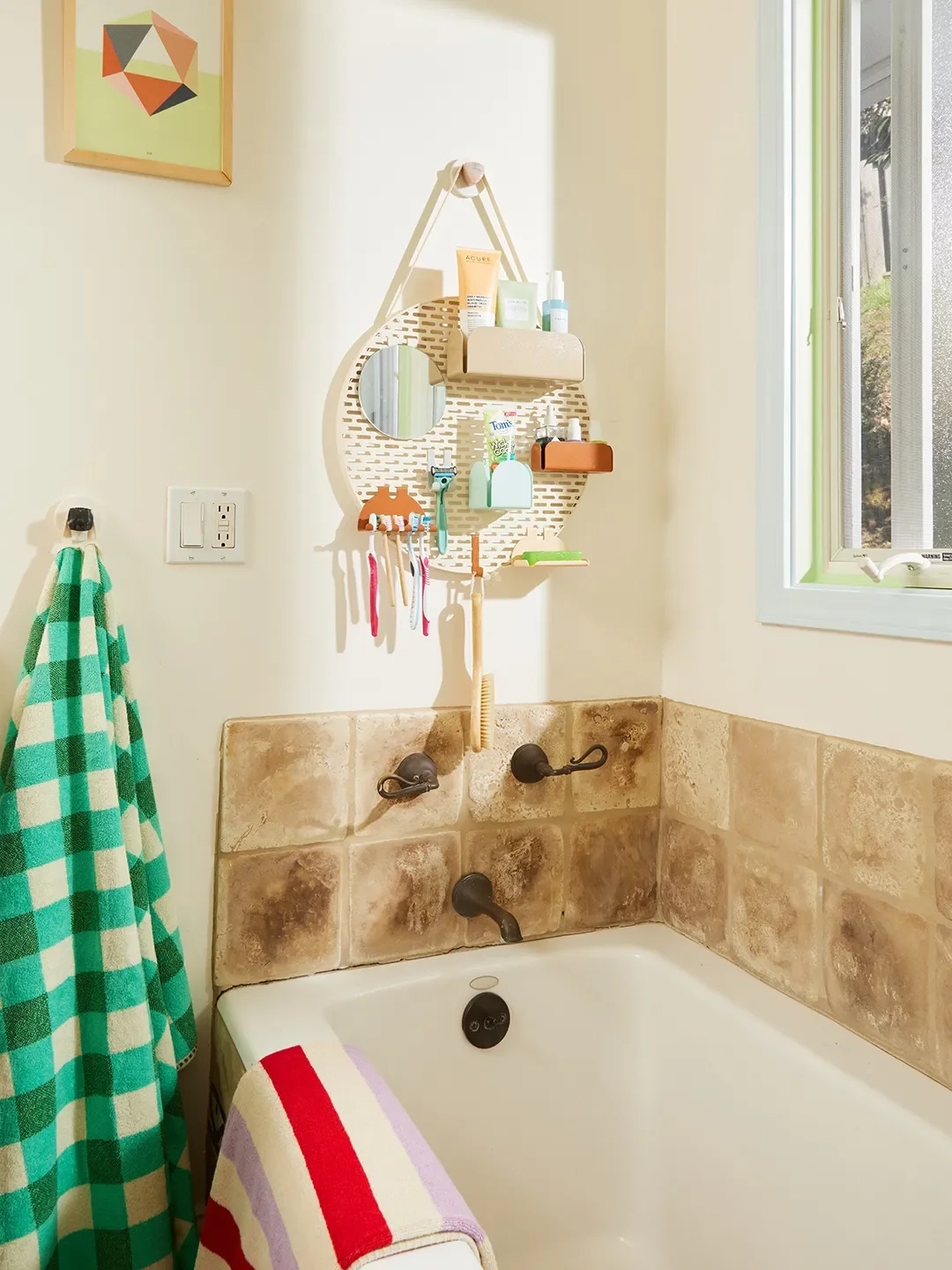 The Spot,Catalina Bath Sheet, andTam Bath Sheet, Quiet Town. Courtesy of Quiet Town